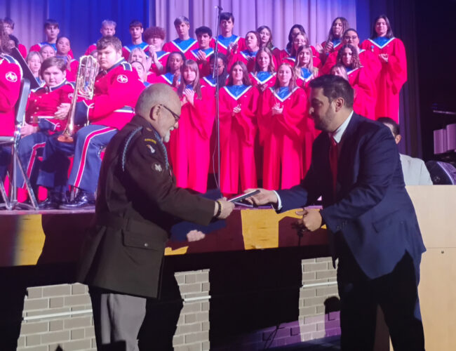Medal of Honor recipient speaks of duty at Fitch